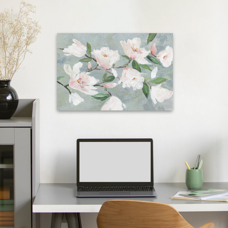 Plantes, fleurs, paysage, nature, magnolia doux, art mural, H 16 po x l 24 po