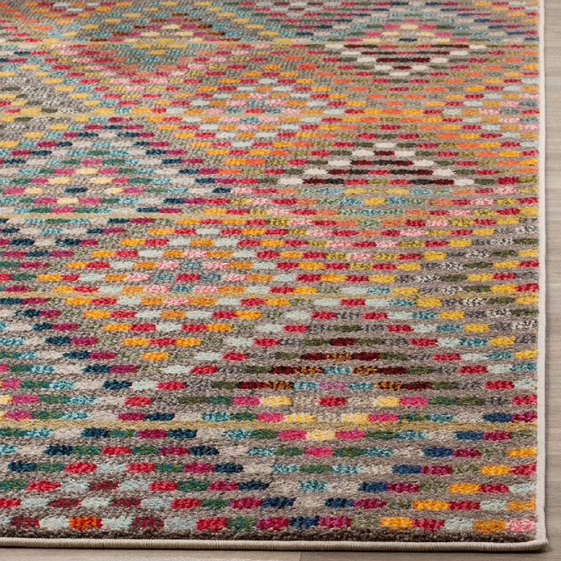 Monaco Performance Geometric Rug, Runner 2'2" x 12'