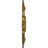 Endurathane Benson Classic Ceiling Medallion, 28 3/8"OD x 3 3/4"ID x 1 5/8"P (Fits Canopies up to 6 1/2"), Hand-Painted Gold Finish-28581808