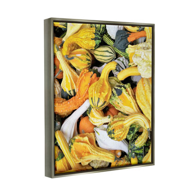 «Mixed Autumn Gourd Arrangement», estampe numérique par Lil 'Rue
