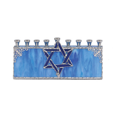 Glass Menorah