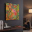 Tableau mural en métal doré « Vintage 12 String » de Dean Russo, 30,5 x 30,5 cm-1946627936