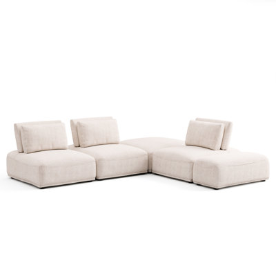 Canapé modulaire 5 pièces Aukeem