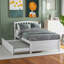 Base de lit en bois avec lit gigogne Platm Bed-1293188030