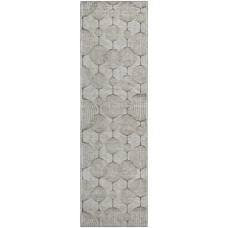 Premium Machine Washable Prisco Beige Rug