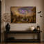 Fontaine du Grand Palais sous une galaxie tourbillonnante - Toile murale d'Halloween-939652902