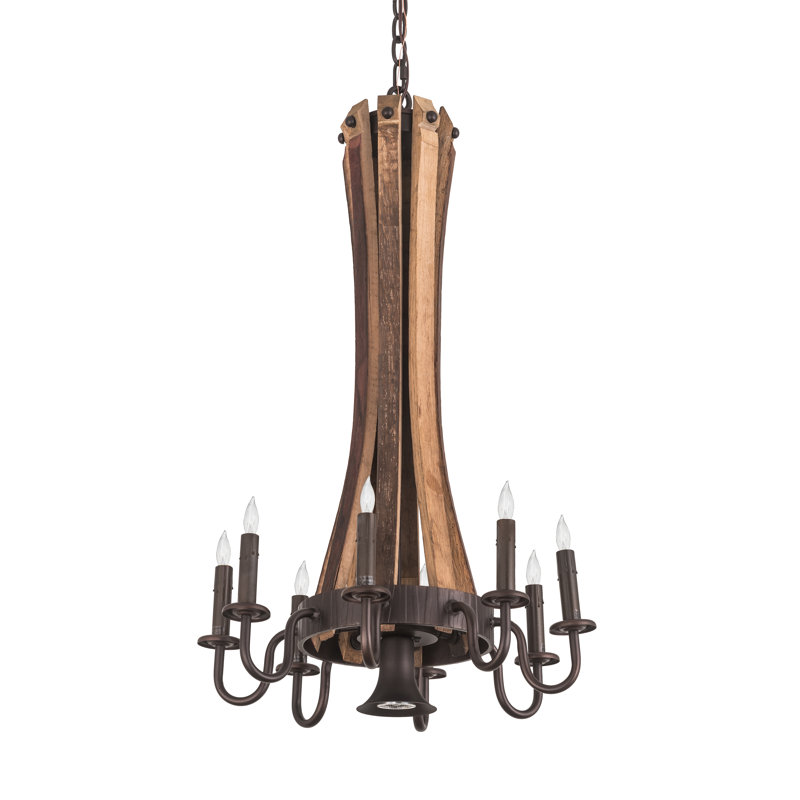 Stave Madera 8 - Light Chandelier
