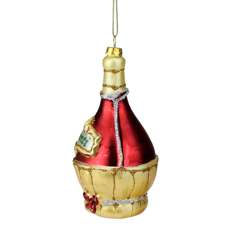 Ornement de Noël en verre 5 po Chianti