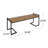 HOPKINS INDUSTRIAL WOOD AND METAL BENCH-1658981509