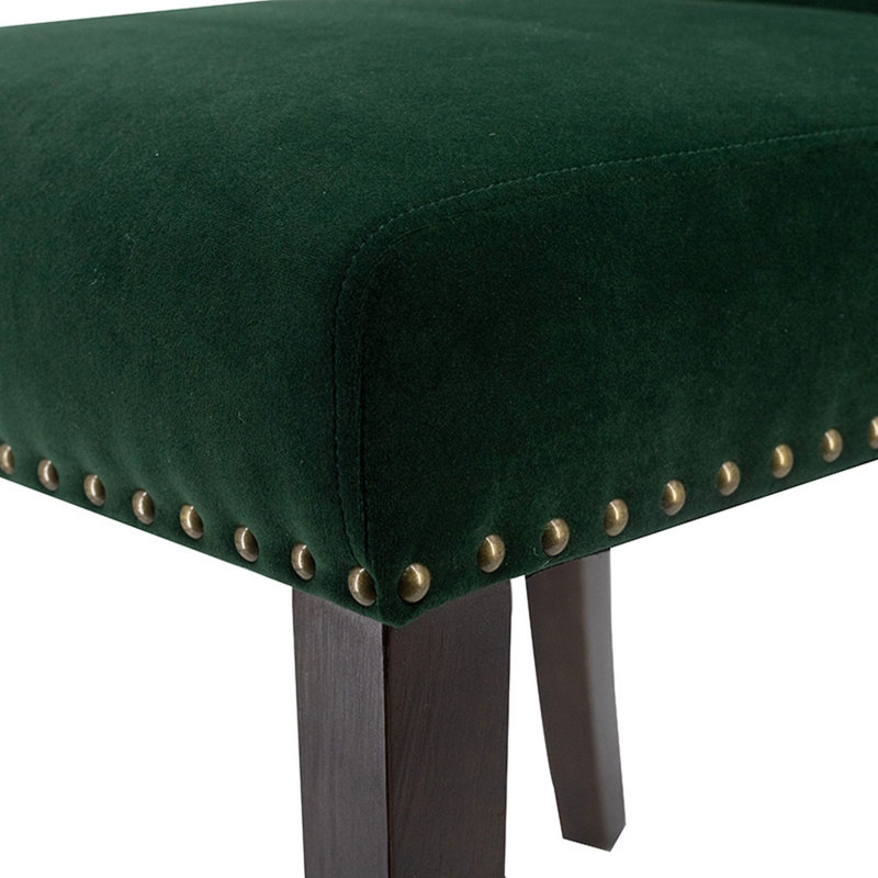 Chaise d'appoint en tissu, Vert