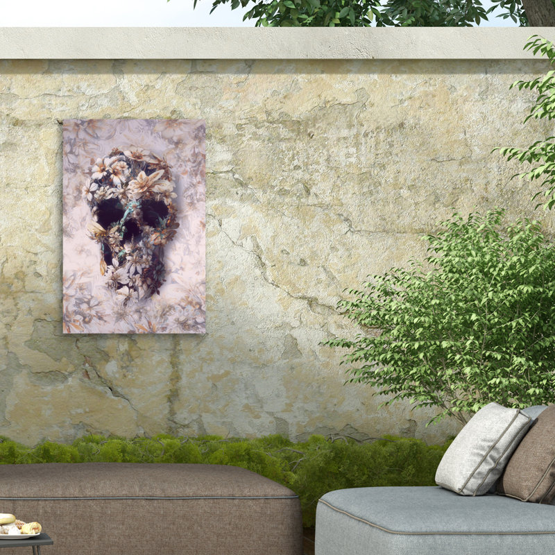 Ali Gulec Harmony Skull Light Outdoor  Canvas, 12" H x 19" W