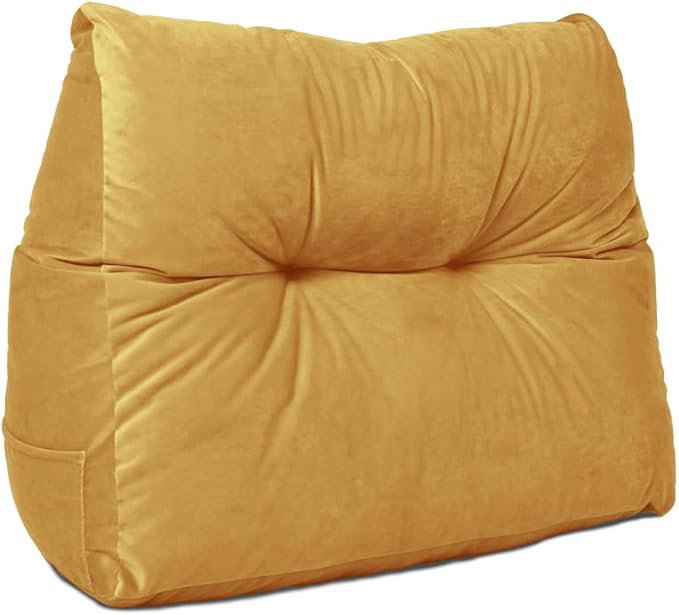 Hollaway Triangular Cushion, Mustard