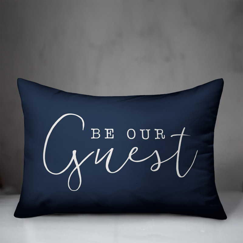  Coussin Be Be Invite, Bleu marine