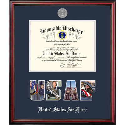 Air Force Discharge Petite Picture Frame