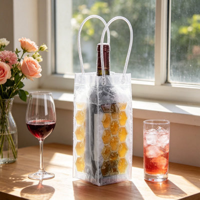 Water Bottle Reusable Gel Wine Bottle Cooler Sleeve Multi Color Portable Fast Chill Ice Bag Reusable Flexible Insulated Coolings Cover For Bottles 100ml