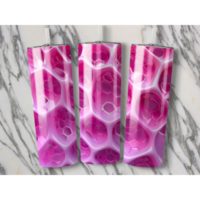 Choose Handmade Tumblers 591 mL Vacuum Insulated Stainless Steel (18/8) Travel Tumbler with Straw