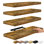 Sorbus Wall Mounted Floating Shelves for Wall Décor - Large 24 Inch, 4 Pack, Walnut