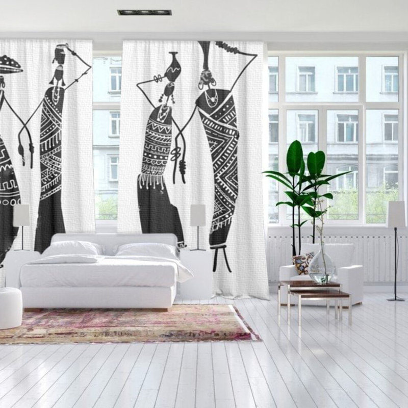 Muneza Velvet Blackout Curtain Panel Pair, 148cm x 400cm