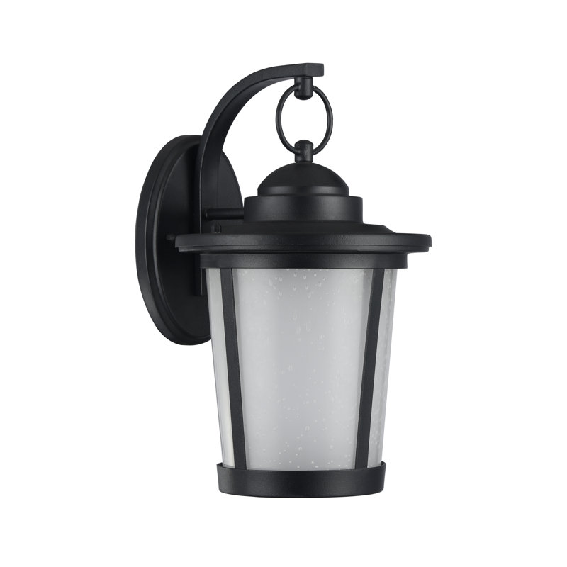Brasher LED Wall Light, Textured Black