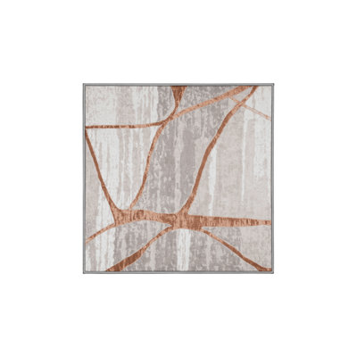 Machine Washable Gray Area Rug