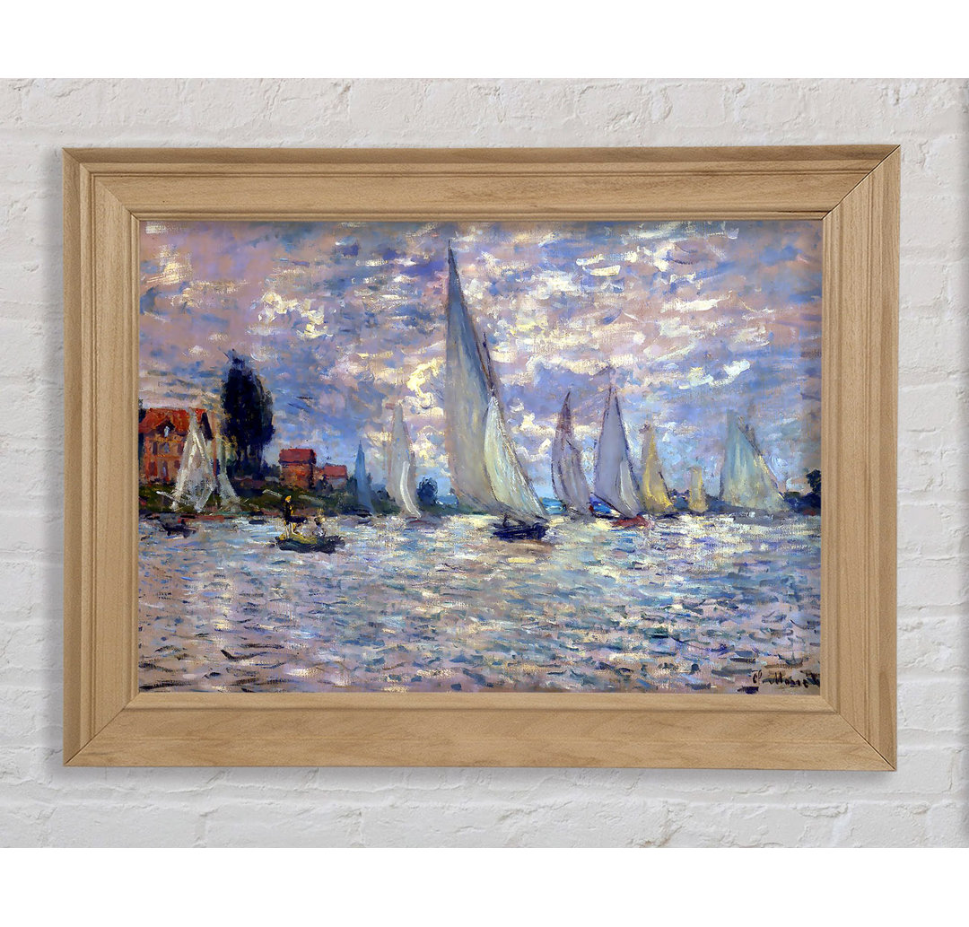 Monet Les Barques - Druck