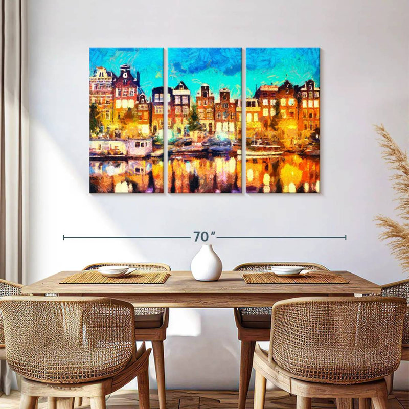 Sireci Amsterdam, 36" H x 57" W
