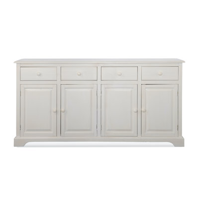 Hues 70Wide 4 Drawer Rubber Wood Sideboard by Braxton Culler