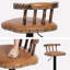 Swivel Upholstered Adjustable Height Counter Stool