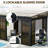 10' X 12' Sunroom Gazebo, Polycarbonate Roof Outdoor Solarium With Sliding Door & Adjustable Window Panels, Enclosed Patio Sunroom With Mesh Screens-126044715-125533926