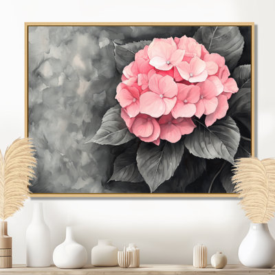 Hydrangeas With A Soft Rose Bloom III - Hydrangea Canvas Prints