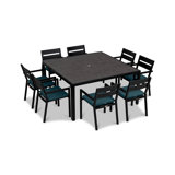 Pacifica Outdoor 9 - Piece Dining Set with Cushions