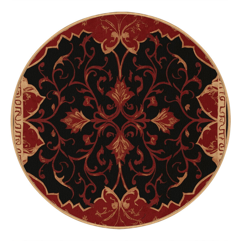 Sacred Trellis Rug, Round 3'