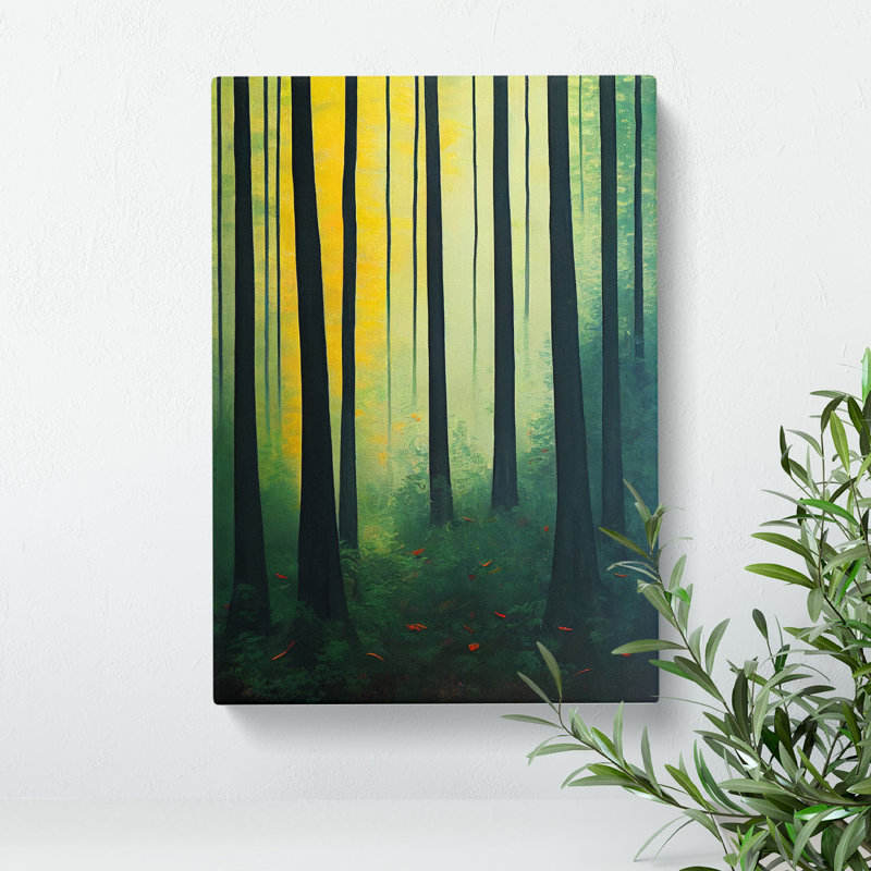 XV1022-4886X Unspoilt Forest - Print, Wrapped Canvas, 50cm H x 35cm W, No Matte
