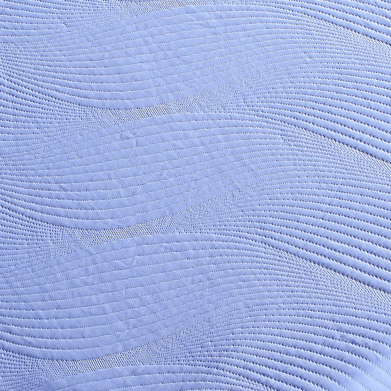 Grand matelas et base ajustable - Glace bleue, mousse à réponse rapide, relaxation musculaire 12 po pour la housse, fondation en mousse structurelle, sommeil relaxant