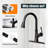 Pull-Down Kitchen Faucet With A Retractable Spray Head, Single Handle, High Arc, Single Hole Pull-Out Kitchen Sink Faucet.-113673596