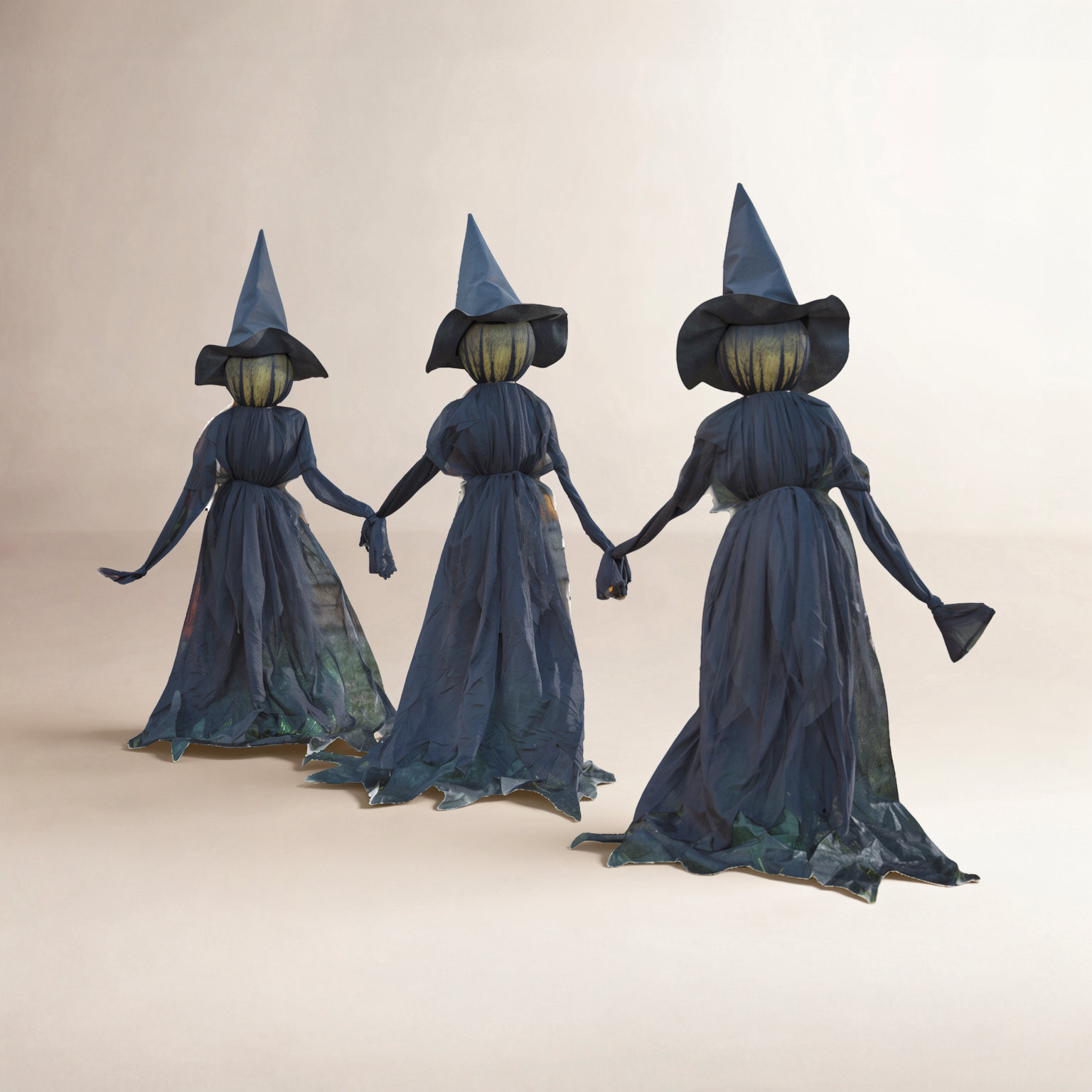 LED Lighted Witch Garden Stake, 18" x 18"