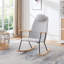 Chaise d'appoint moderne à bascule confortable pour chambre de bébé, chambre à coucher et salon-357687772