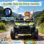UTV 24v pour enfants avec télécommande parentale, suspension à quatre roues, musique Bluetooth et lumières DEL-126085257