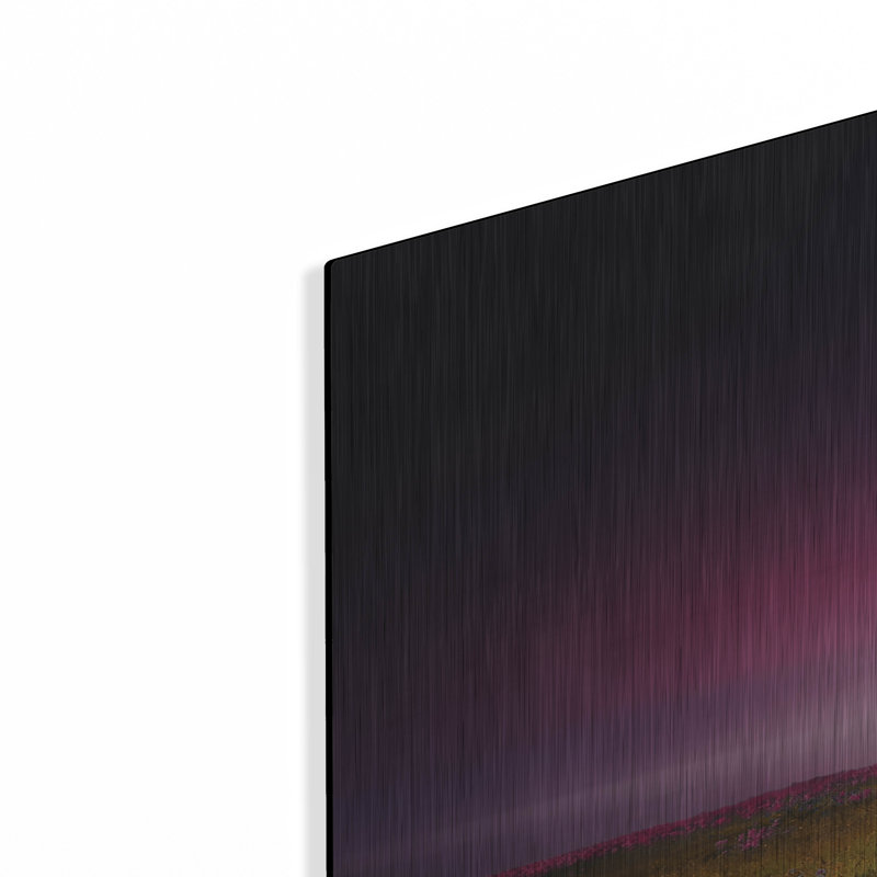 «Pink Nights», art mural en métal, 36 po x 24 po, H 24 po x l 36 po