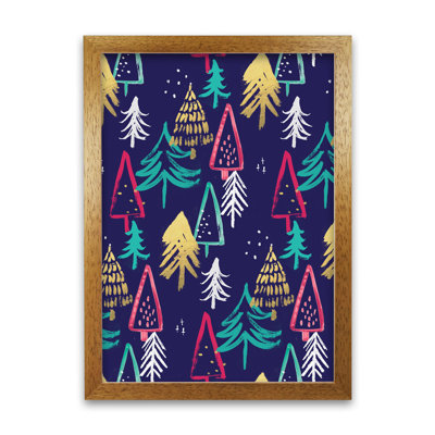 Christmas Trees Pattern by Laura Irwin - Print