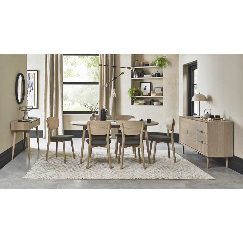 Sievers Solid Wood Base Dining Table, H77 x L175 x W90cm