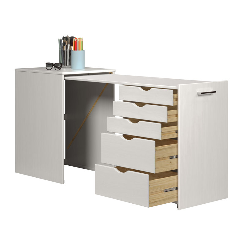 Keritza Solid Wood Writing Desk