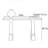 Mid-Century Modern Solid Pine Console Table-13645524