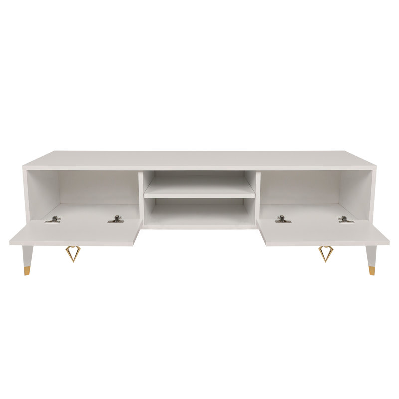 Casimir TV Stand for TVs up to 49", White