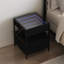 Daneli 40cm W Steel Bedside Table-2087432859