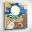 «Moonlit Dragon» par Zigo Tanabe, art mural en verre acrylique-1841295896