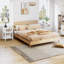 Table de chevet en bois manufacturé Bale