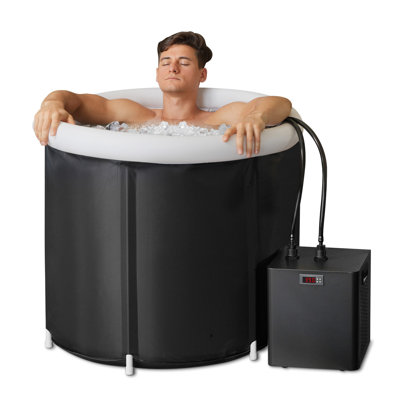 Tutivo Recovery Water Chiller for Cold Plunge Tubs, 1/3HP Portable Cold Bath Restores Ice Bath Water Chiller for Gyms Outdoor Home Use