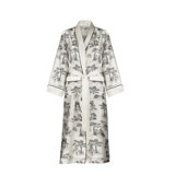 Gingerlily x Sheila Bridges Silk Robe Harlem Toile
