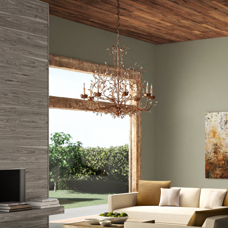 Crystal Bud 8 - Light Chandelier, Cupertino